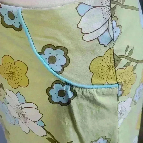 FAITH Love PASSION Retro Floral Print Micro Mini Skirt sz 7 - Picture 5 of 9